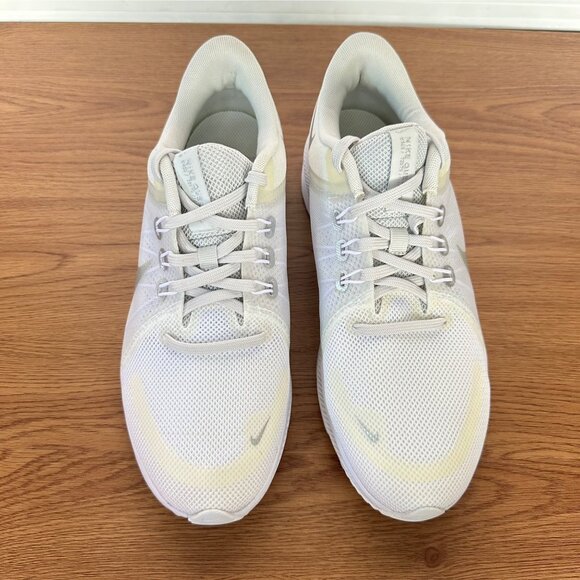 ❤️Nike Quest 4 Road Women's Running Shoes 9 Grey Beige Sport Sneaker DA1106-100 - Picture 3 of 5